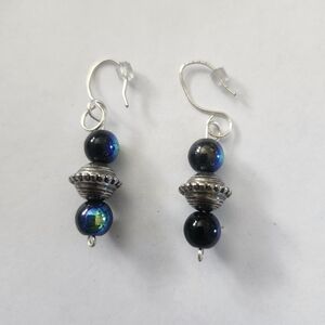 Handmade Drop Silver Dangle Earrings